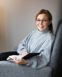 Annette Löwenstein, coach i Visby.